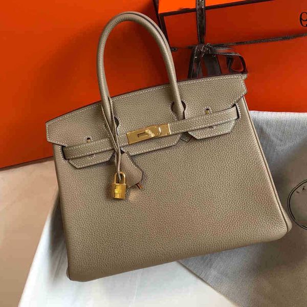 

designer birkins handbags bag herme genuine leather woman pattern togo gold totes