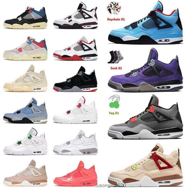 

original basketball shoes 4 4s jumpman sneakers cactus jack university blue bred taupe haze black cat raptors pure money outdoo jordon
