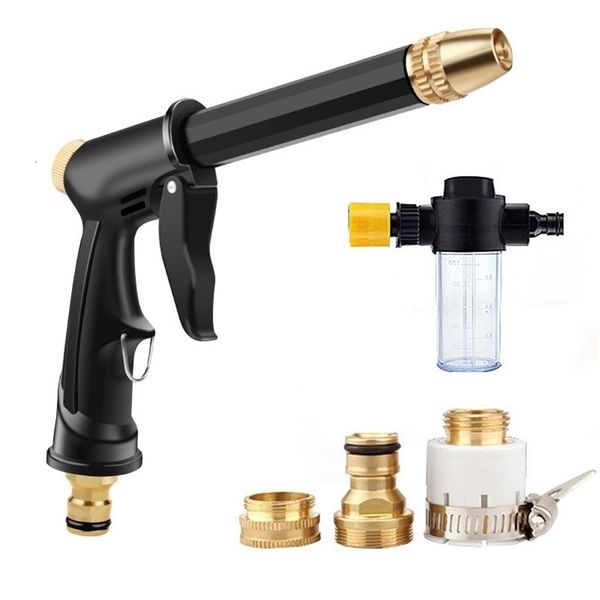 

garden hoses high pressure sprinkler water gun car washers hose nozzle foam lance automobiles cleaning tool 221116
