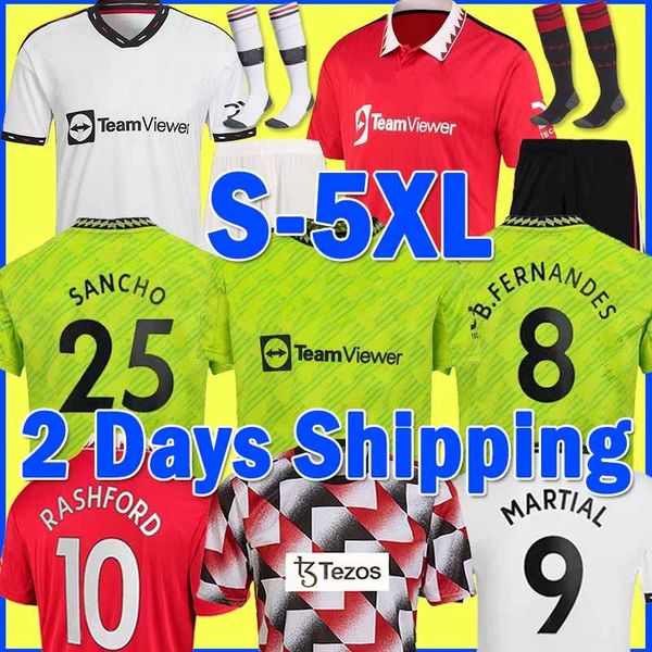 

4xl 5xl casemiro soccer jerseys 22/23 sancho player #7 fans player version rashford shaw pogba utd martial b. fernandes mans lingard footbal, Black;yellow