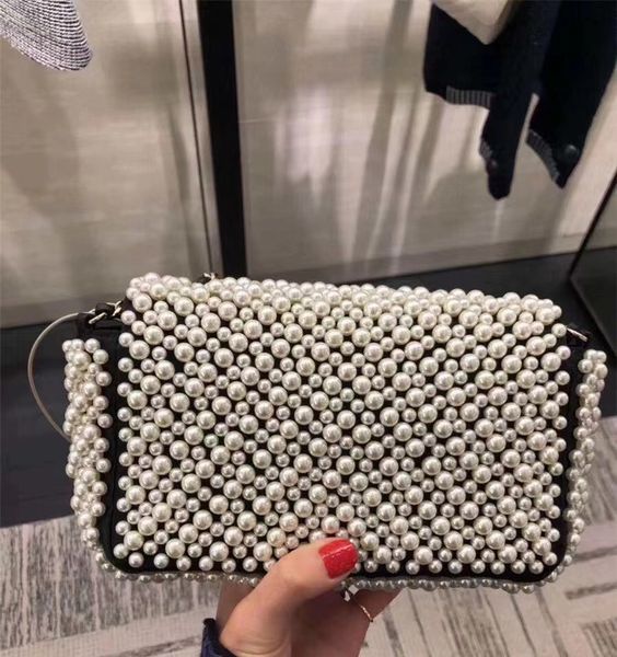 

one shoulder bag classic spring/summer new pearl shoulder fashion casual 99215