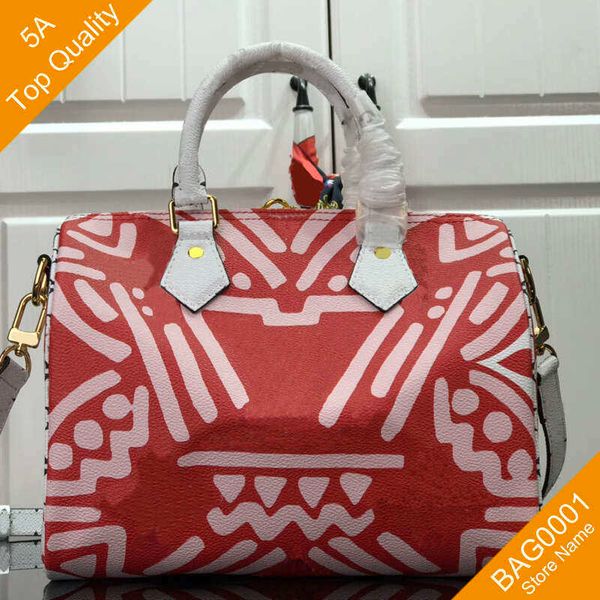 

10a wallets composite bags women tote pillow large capacity canvas shopping grid m44676 shoulderbag handbags without b296 quality, Red;black