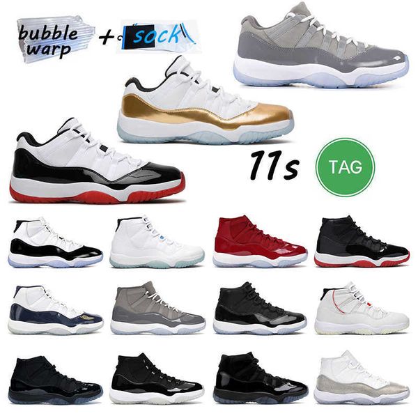 

11 basketball shoes 11s bred jumpman11s closing ceremony cherry bright citrus concord 45 outdoor mens sneakers, Black