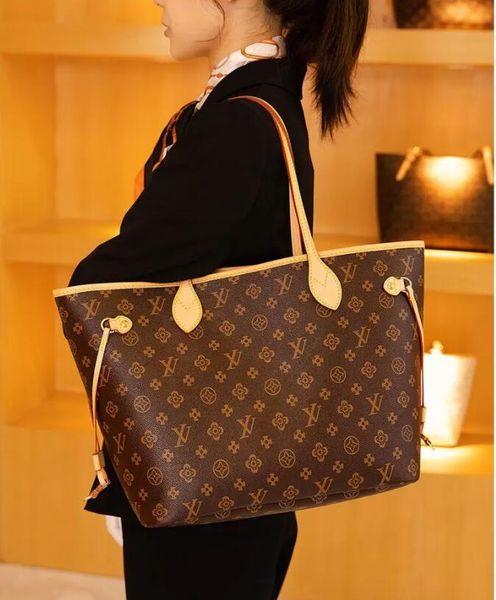 

2pcs women handbags ladies designer composite bags lady clutch bag shoulder tote female purse wallet handbag