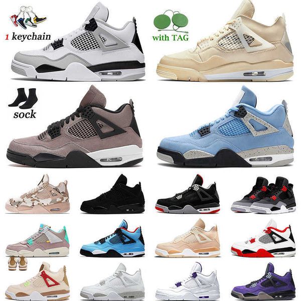 

new quality sail 4 4s size us 13 basketball shoes mens military black infrared university blue women sports taupe haze fire red jumpman