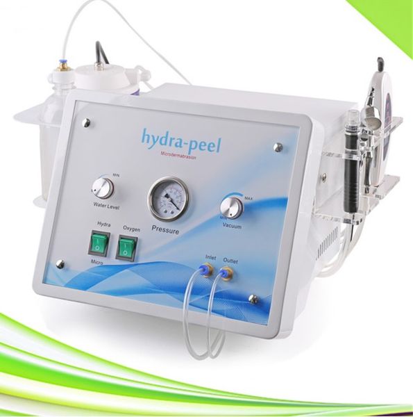 

hydro oxygen facial jet peel machine hydradermabrasion blackhead remover vacuum aqua peeling rejuvenation dermabrasion ultrasonic scrubber c, Black;white