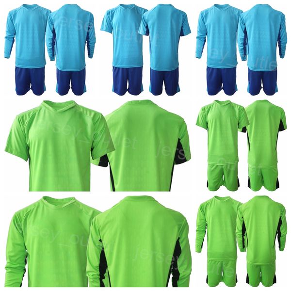 

club team goalie soccer long sleeve gk 12 omar carabali jerseys set 25 julio fierro 33 eduardo villanueva 1 brayan cortes goalkeeper footbal, Black