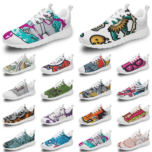 

running shoes women 2023 men ustom shoe diy outdoor sneakers customized mens trainers color61 s, Black