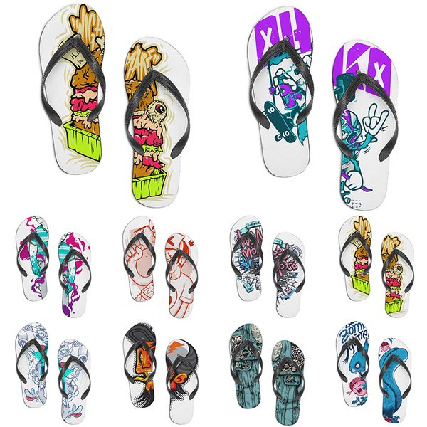 

men women custom shoes beach slides sandals flat shoe mens womens multi color230 summer outdoor customized slide