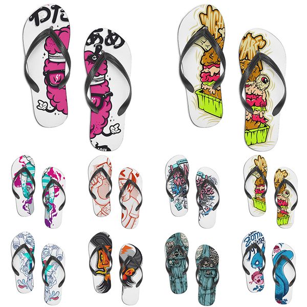 

men women custom shoes beach slides sandals flat shoe mens womens multi color16 summer outdoor customized slide