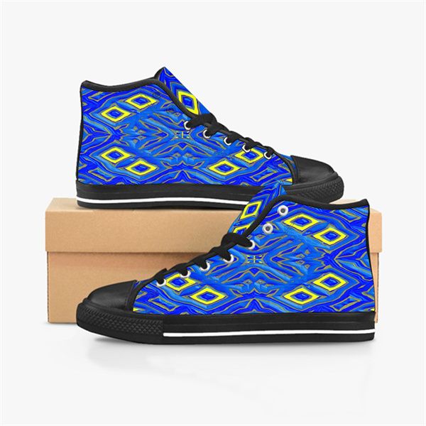 

mens custom shoes designer canvas women sneakers hand painted brown fashion mid cut trainer