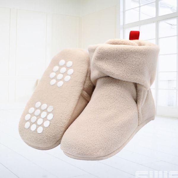 

first walkers baby born cozie faux fleece bootie winter warm infant toddler crib shoes classic floor boys girls 221117