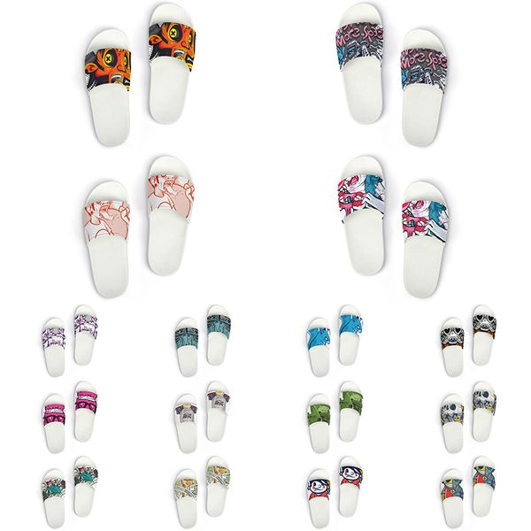 

custom shoes slippers sandals men women diy white black green yellow red blue mens trainer outdoor sneakers size 36-45 color181