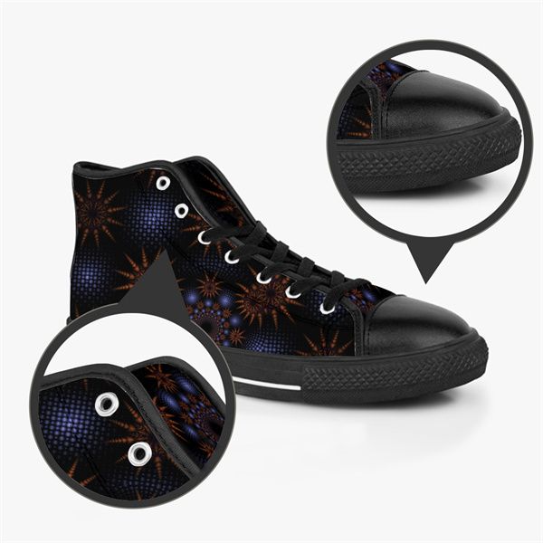 

men custom shoes designer canvas women sneakers hand painted black fashions mid cut trainer