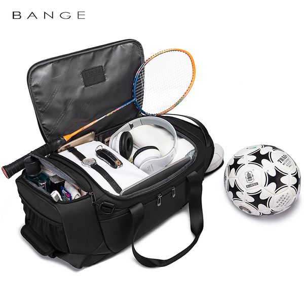 

duffel bags sports men gym for fitness training outdoor travel sport multifunction dry wet separation sac de 221117