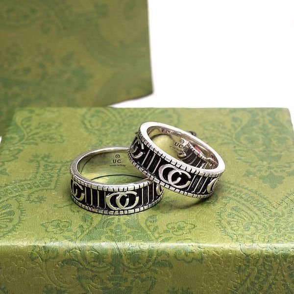 

luxurys designers ring classic luxury fashion designer rings lovers women jewelry versatile jewelrys trend wedding birthday gift lovers gift, Silver