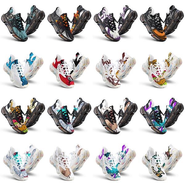 

men women running shoes custom artoon animal design diy word black white blue red mens trainer 0251889 s116 s
