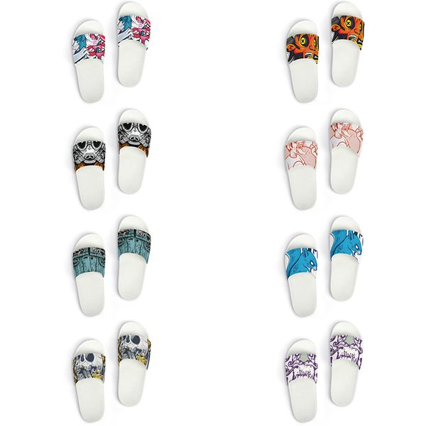 

custom shoes slippers sandals men women diy white black green yellow red blue mens trainer outdoor sneakers size 36-45 color172