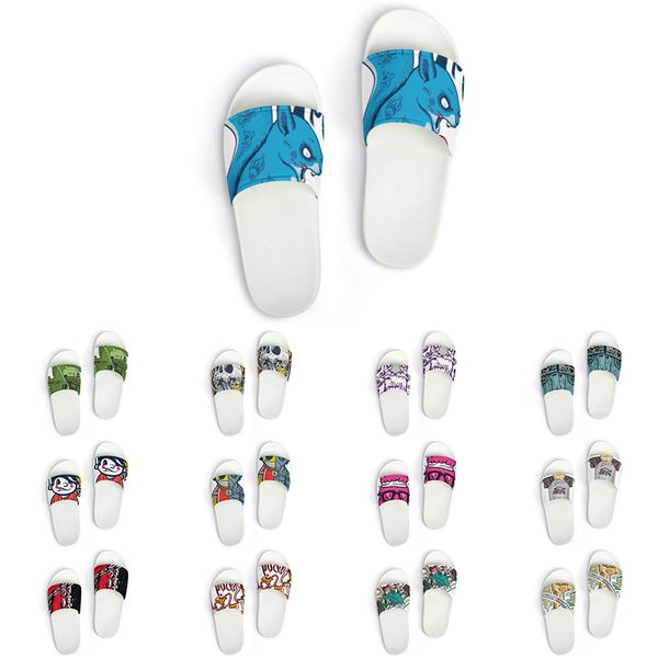 

custom shoes slippers sandals men women diy white black green yellow red blue mens trainer outdoor sneakers size 36-45 color136