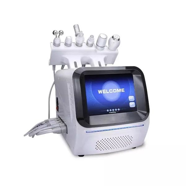

new multifunction 6 in 1 hydroluxx facial machine facial cleaning skin care beauty equipment, Black;white