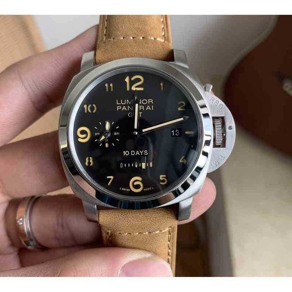 

pam1441 vs superclone vs real spanera 316l stainless steel case imported automatic mechanical movement men's watch sapphi h32d, Slivery;brown