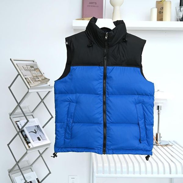 

vest jacket goose down vest winter windproof warm adventure gilet parka sleeveless classic simple style men women vests advanced waterproof, Black;white