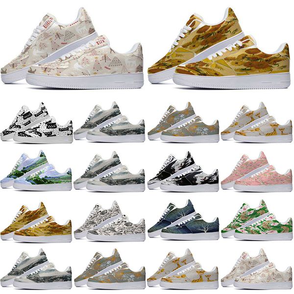 

designer custom shoes casual shoe men women hand painted anime fashion mens trainers sports sneakers color46