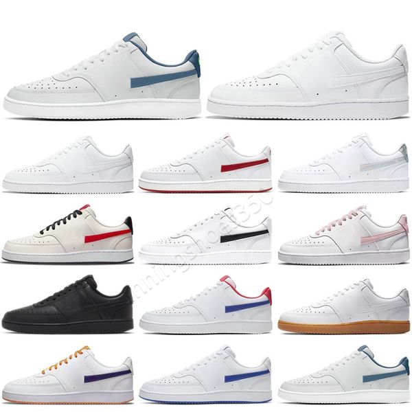 

2022 white court vision low casual shoes trainers athletic pink oxford sports pn dust thunderstorm men women university red electro, Black