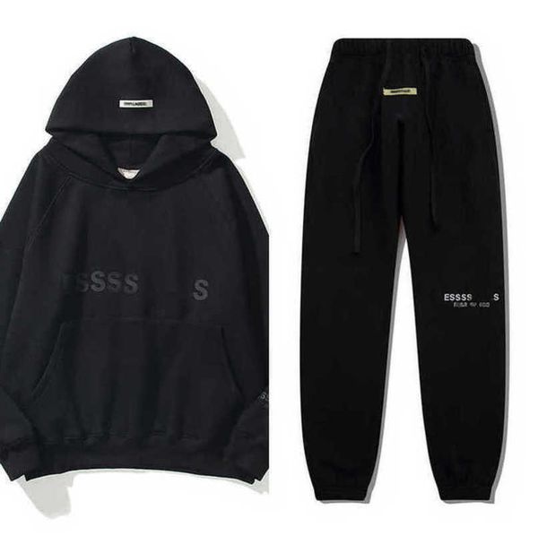 

2022s autumn winter hoodie men's fashion luxury sweatshirts tracksuits brand es letter hoodies sports pants suit boy hooded s4fdu, Gray