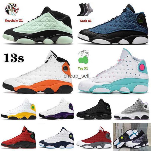 

og jumpman 13 13s xiii mens basketball shoes jorda jordam singles day brave blue starfish soar green phantom jordens men women, White;red