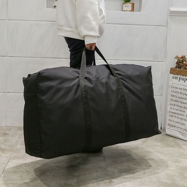 

duffel bags large capacity folding duffle travel clothes storage zipper oxford weekend thin portable moving luggage 221117