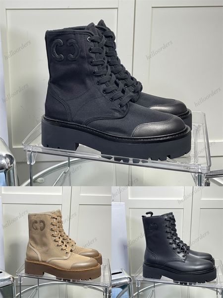 

designer fashion celins martens boots vintage binding martin boots midboot rubber outsole luxury waterproof outdoor wet trekking womens boot, Black