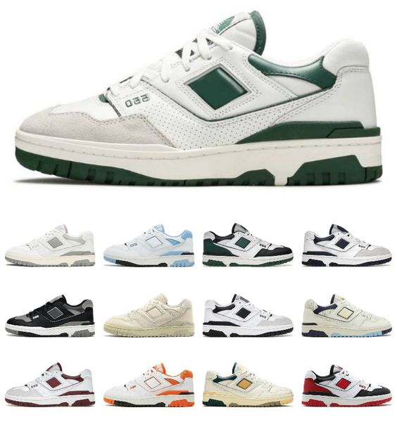 

designer 550 bb550 casual shoes mens women white green grey summer fog rich paul auralee yellow sea salt black red panda cream au lait rich