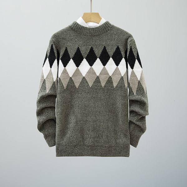 

men's sweaters youth winter knitted sweater microelastic comfortable fashion simple english letter warm m3xl 221117, White;black