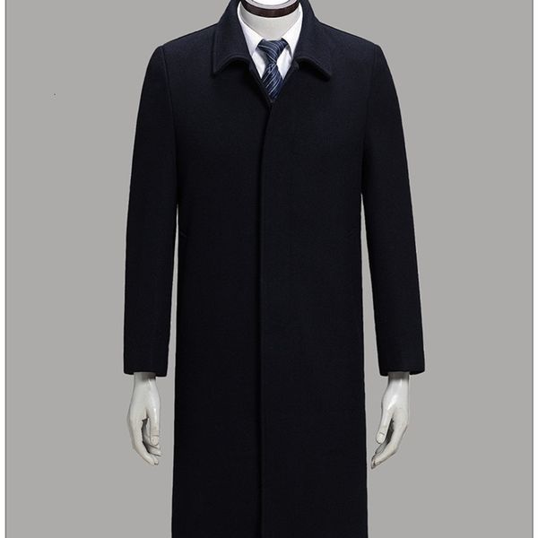 

men's wool blends lsau fw mens business blends lsau coat 221116, Black