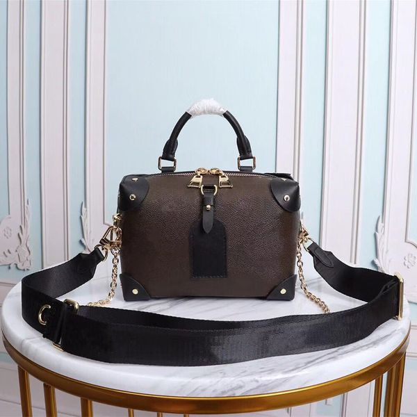 

fashion box designers bag black pink quality luxurys womens handbag europe and america shoulder crossbody bags simple handbags