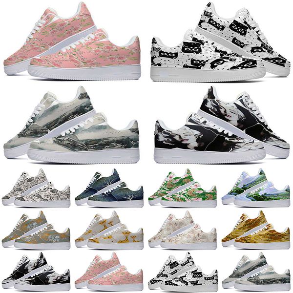 

designer custom shoes casual shoe men women hand painted anime fashion mens trainers sports sneakers color91