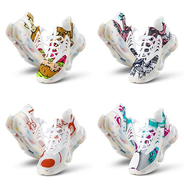 

diy custom shoes for mens womens running shoes support to customization design multicolor white black outdoor sport sneakers