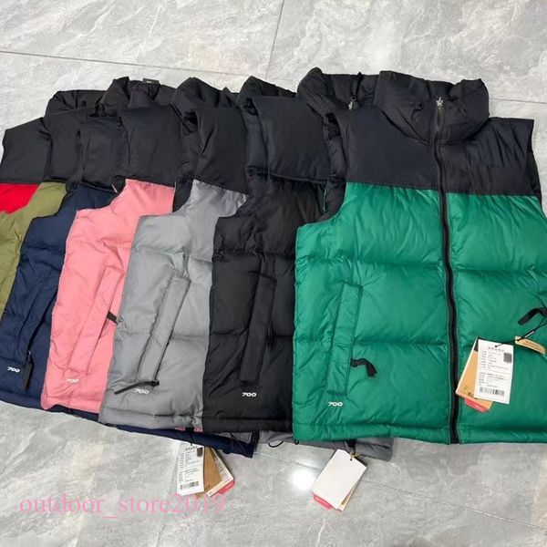 

designer gilet mens and womens parka vests coat heat down vest waistcoat luxury design for man bodywarmer puffer jacket woman outwear fashio, Red