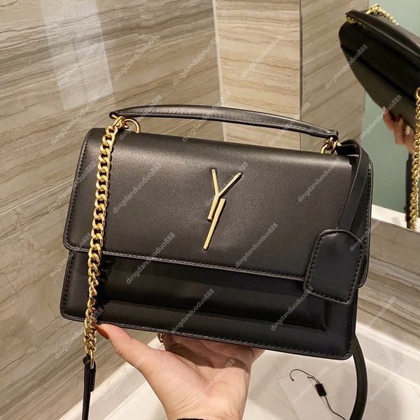 

5a flap bag luxury designer handbags sunset original leather women shoulder bags fashion medium crossbody bag