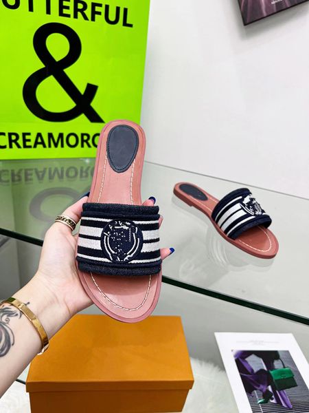 

fashion designer women platform slide sandal summer beach canvas wide strap gear bottoms non-slip flip flops outdoor summer beach slippers, Black