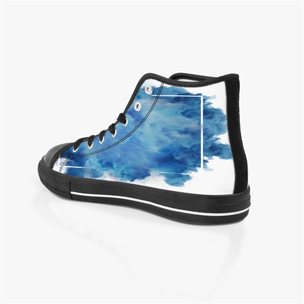 

designer men stitch shoes custom sneakers canvas women fashion black orange mid cut breathable walking jogging trainers color68