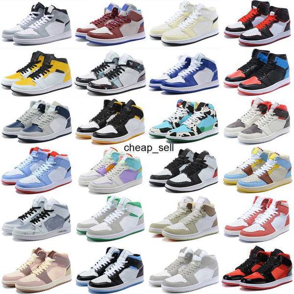 

basketball shoes designer sneakers university blue high dark mocha twist light smoke grey mens bordeaux 1 jumpman 1s chicago unc patent, White;red