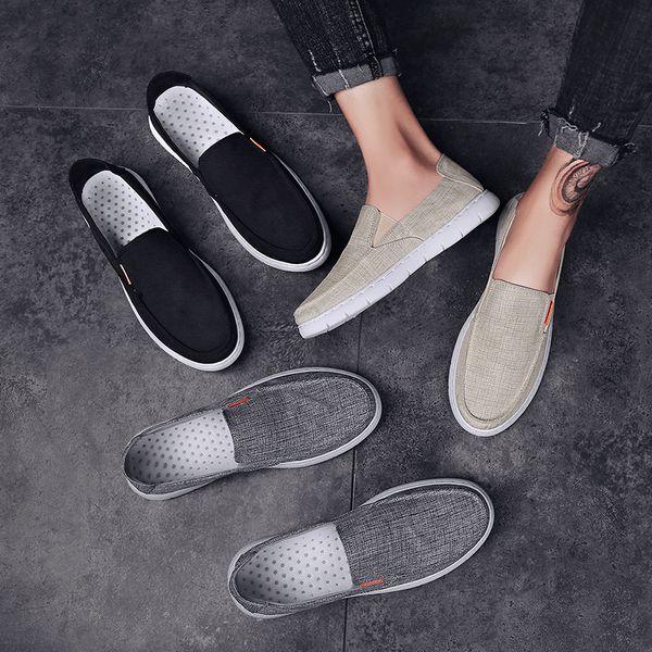 

dress shoes men fashion casual breathable lightweight for men 221117, Black