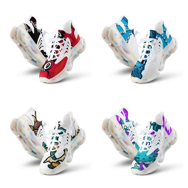 

custom shoes orange green white 006 men shoes sneakers diy elastic customized sports trainers size eur 38-46