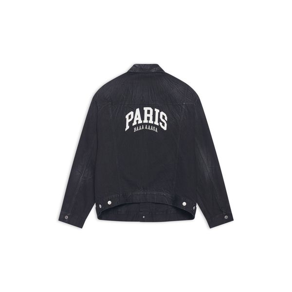 

duyou mens jackets paris black japanese denim silhouette jacket classic washed shirts high-end fashion for men women jacket 851089, Black;brown