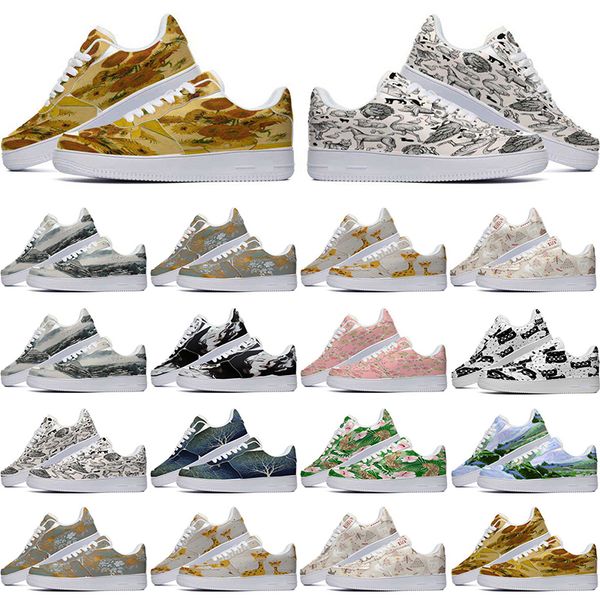 

designer custom shoes casual shoe men women hand painted anime fashion mens trainers sports sneakers color95