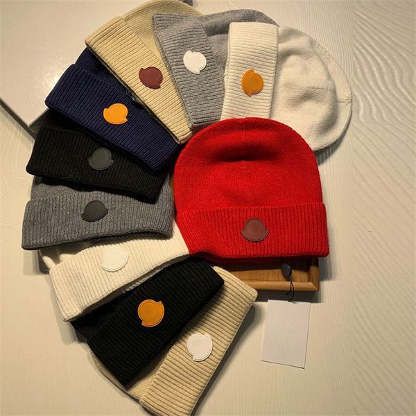 

luxury beanie cap designer skull caps fashion knitted hat for man woman winter hats 10 colors, Blue;gray