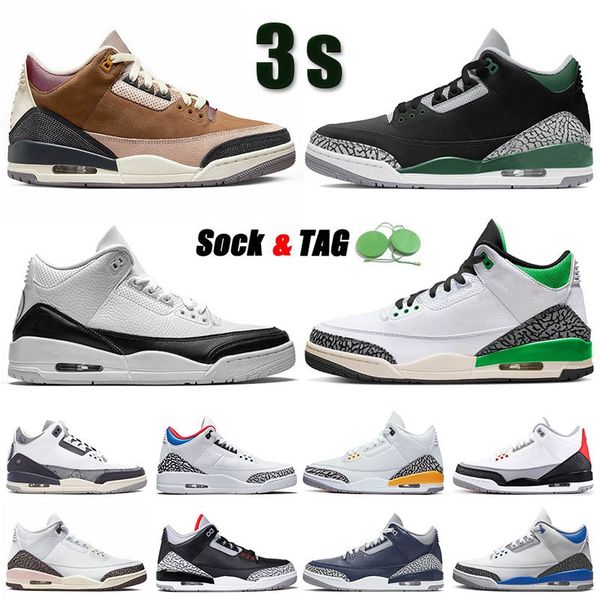 

jumpman 3 archaeo brown 3s basketball shoes mens womens og quality designer sneaker pine green cardinal fire red slim shady j3 katrina desig
