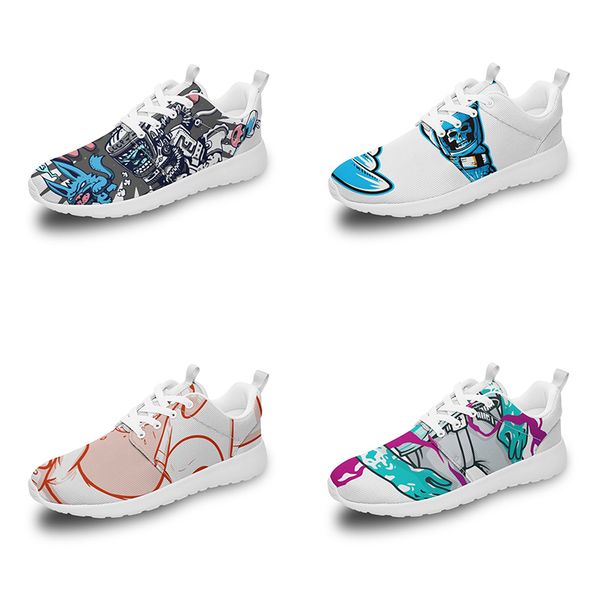 

2023 men women custom shoes diy design multicolor black white brown accept customization fashion low cut breathable sport sneakers